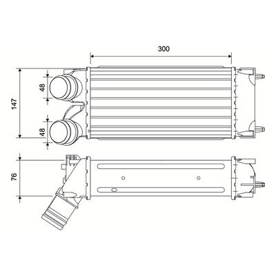 VALEO Ladeluftkühler 881569 für Peugeot