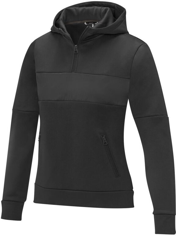 Sweat à capuche anorak publicitaire pour femme Sayan noir XS