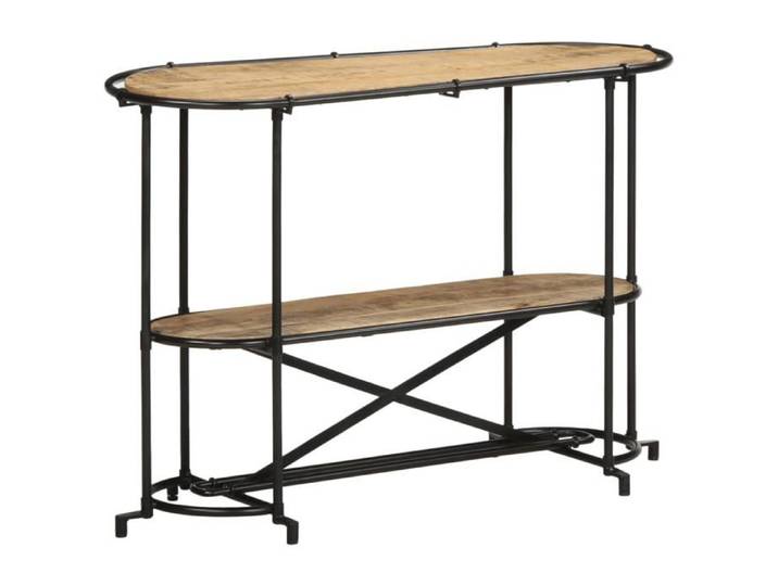 Table console 110x42x76 cm bois massif de manguier brut bout de canapé table console de couloir table console de 4013500