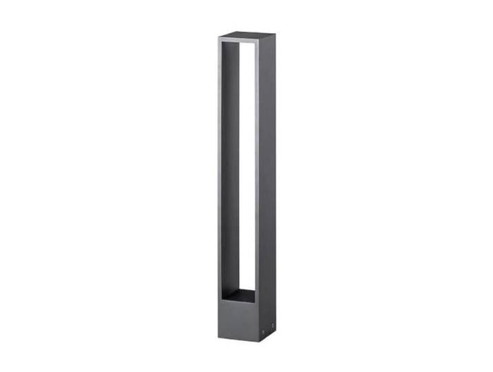 Outdoor LED Pollerleuchte, IP54, 230V AC, 60cm, 9W 3000K 310lm, inkl. 50cm Anschlussleitung, Strukturgraphit