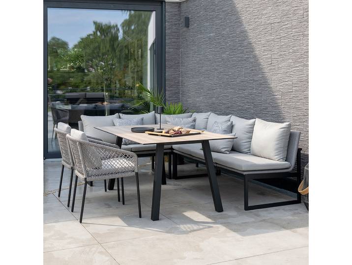 Stern Tammo Gartensitzgarnituren Set mit 2x Odea Sessel Cream mit
