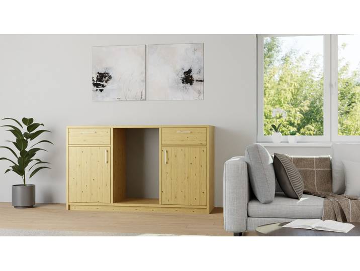Sideboard aus Massivholz nach Maß Wildeiche Natur geölt