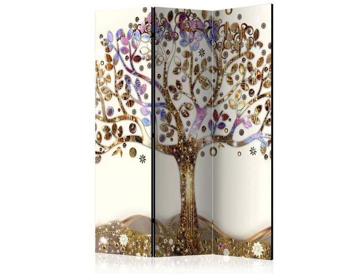 Paravent Golden Tree Braun/Lila