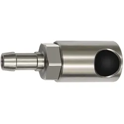Riegler, Zubehör Druckluftwerkzeug, Druckknopf-Sicherheitskupplung NW 8, ISO 6150 C, ES, Tülle LW 13