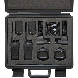 STABO 20283 - PMR Funkgerät, FunKoffer, 2-er Set, schwarz