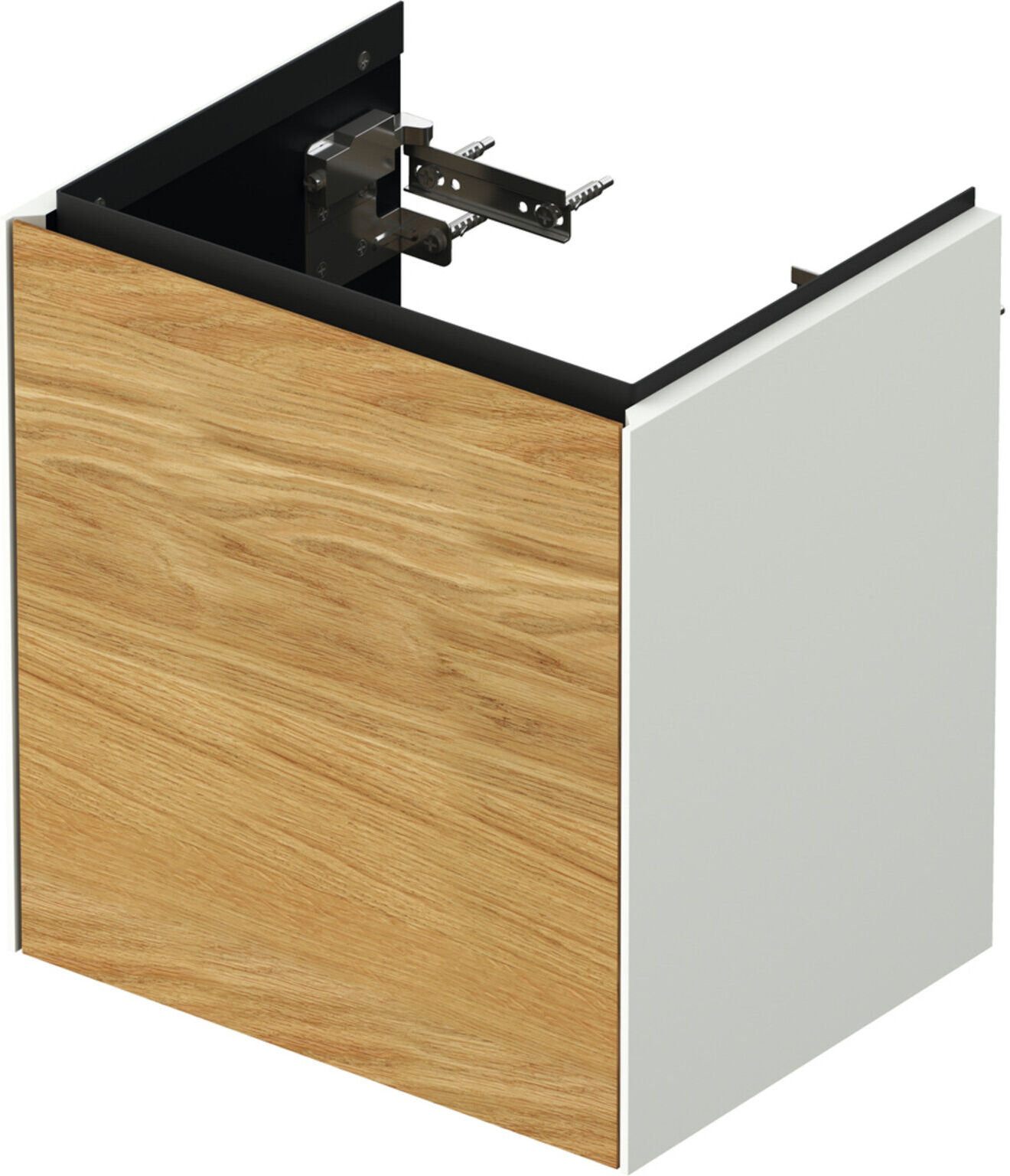 Duravit Waschtischunterschrank White Tulip 38,4x29,8cm, 1 T, An L, E N w s-matt (WT4240LH536)