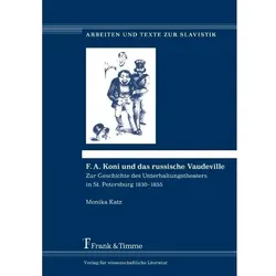 F. A. Koni und das russische Vaudeville, Fachbücher von Monika Katz