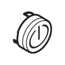 Hansgrohe Druckknopf Symbol ON/OFF schwarz , 92579610 92579610