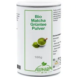 BIO MATCHA Grünteepulver Allpharm 100 g
