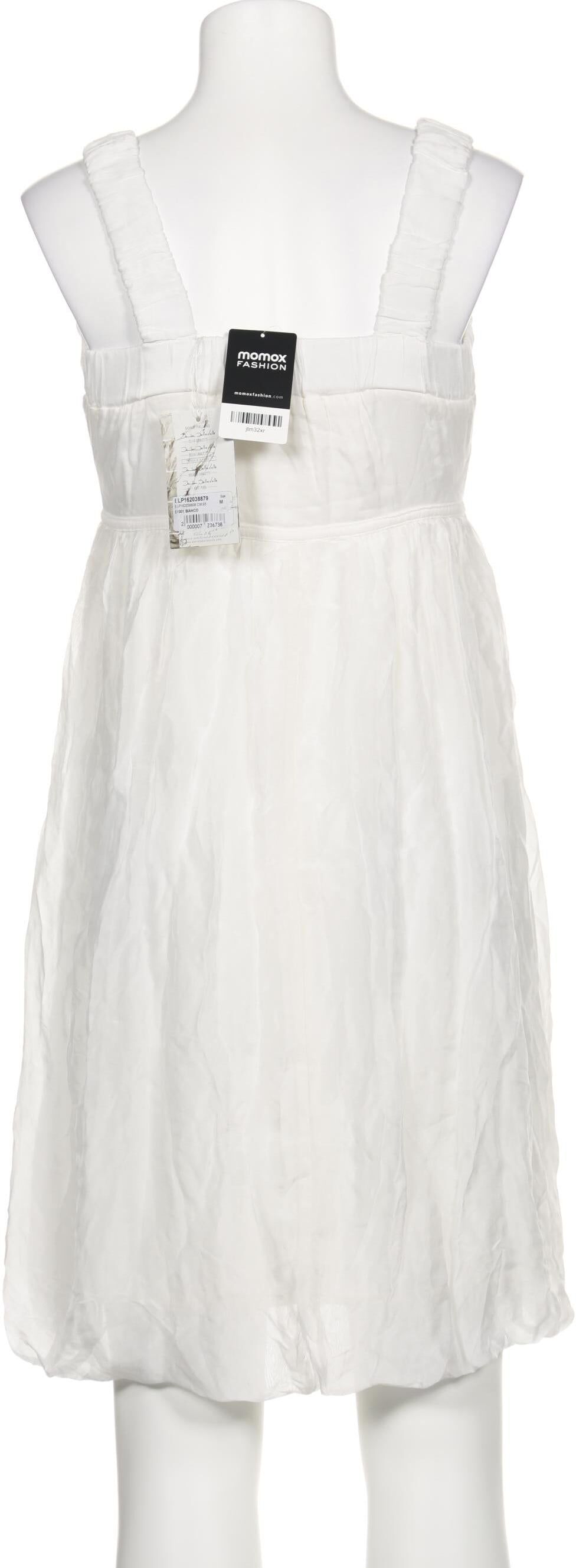 Elisa Cavaletti Damen Kleid, Weiß, Gr. M, Viskose / Seide / Elasthan - Second Hand