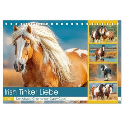 Irish Tinker Liebe. Der robuste Charme der Gypsy Cobs (Tischkalender 2027 DIN A5 quer), CALVENDO Monatskalender