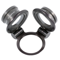 Saga - Flip Lens Holder Double - Double Folding Support - M67