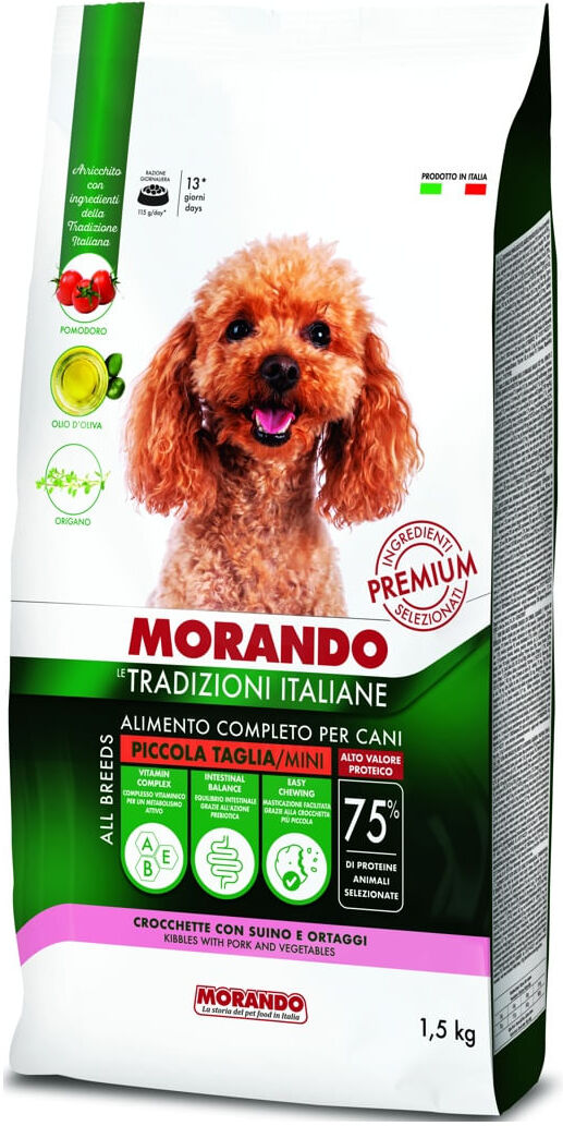 Morando Tradizioni Italiane Mini Dog con Suino 1.5KG