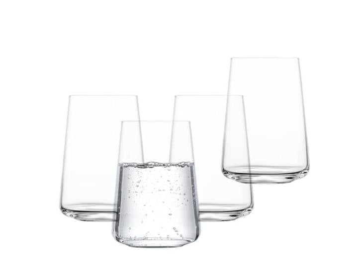 SCHOTT ZWIESEL Gobelets polyvalents MioVino (set de 4)\, verres à eau modernes\, verres en cristal Tritan résistant au lave-vaisselle\, fabriqués en Allemagne (art. n° 124053)