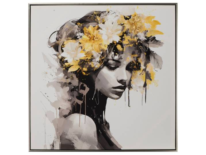 Bild Golden Flower Beauty 1 image LAND / Grösse: 80 x 80 cm