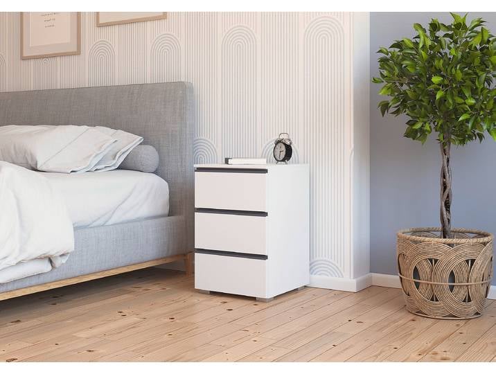 Table de nuit - Type B 40 x 61 x 42cm Blanc