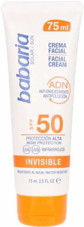 Babaria Solar Invisible Dna crema solare viso SPF50 75 ml