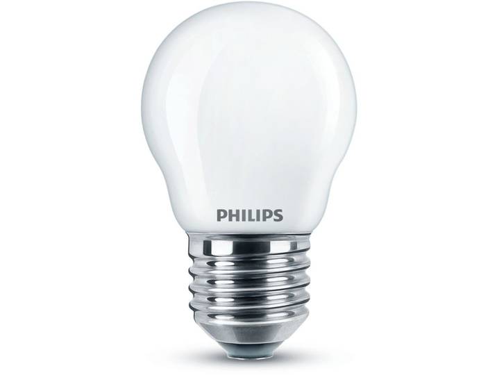 Leuchtmittel Philips Glas E27 6.5 W - Farbe: weiss - LED - Lichtfarbe: Extra warmweiss - LED Leuchtmittel