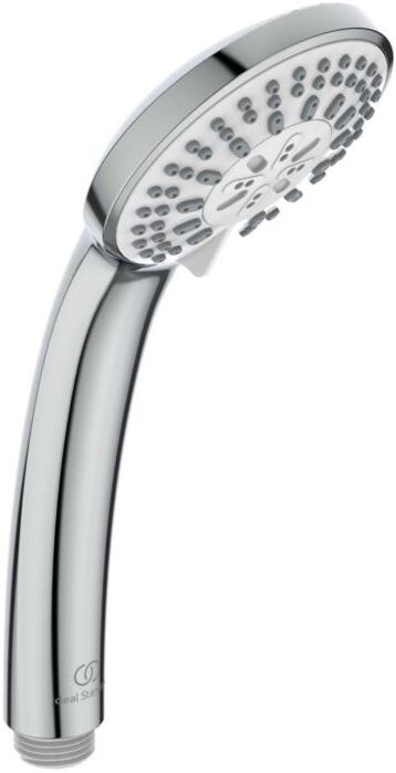 Ideal Standard Handbrause B9401AA Wassersparend, Ø 80 mm,  3-Strahlarten, chrom