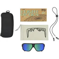 Pit Viper, Unisex, Sportbrille, The Flights Optics The Exec Polarized Blue/Green (Black, Blau, Green), Blau, Grün, Mehrfarbig
