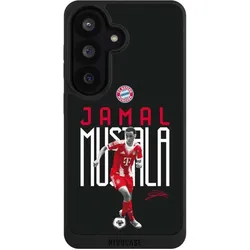 Nivocase Handyhülle für Samsung Galaxy S26 Hülle NIVOpure Case Schwarz FC Bayern München Offizielles (Samsung Galaxy S26), Smartphone Hülle, Schwarz