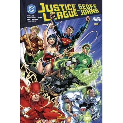Justice League von Geoff Johns (Deluxe Edition), Gebundene Ausgabe von David Finch,Geoff Johns,Jim Lee,Zander Cannon,Brett Booth, Panini,