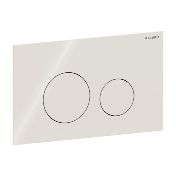 Geberit Sigma40 Betätigungsplatte 115628JL1 Round, sandgrau, für 2-Mengen-Spülung