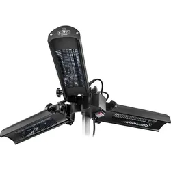 Grizzly Outdoor GOWH001 GO-WORK Heizung im Tragekoffer, Heizstrahler, Schwarz