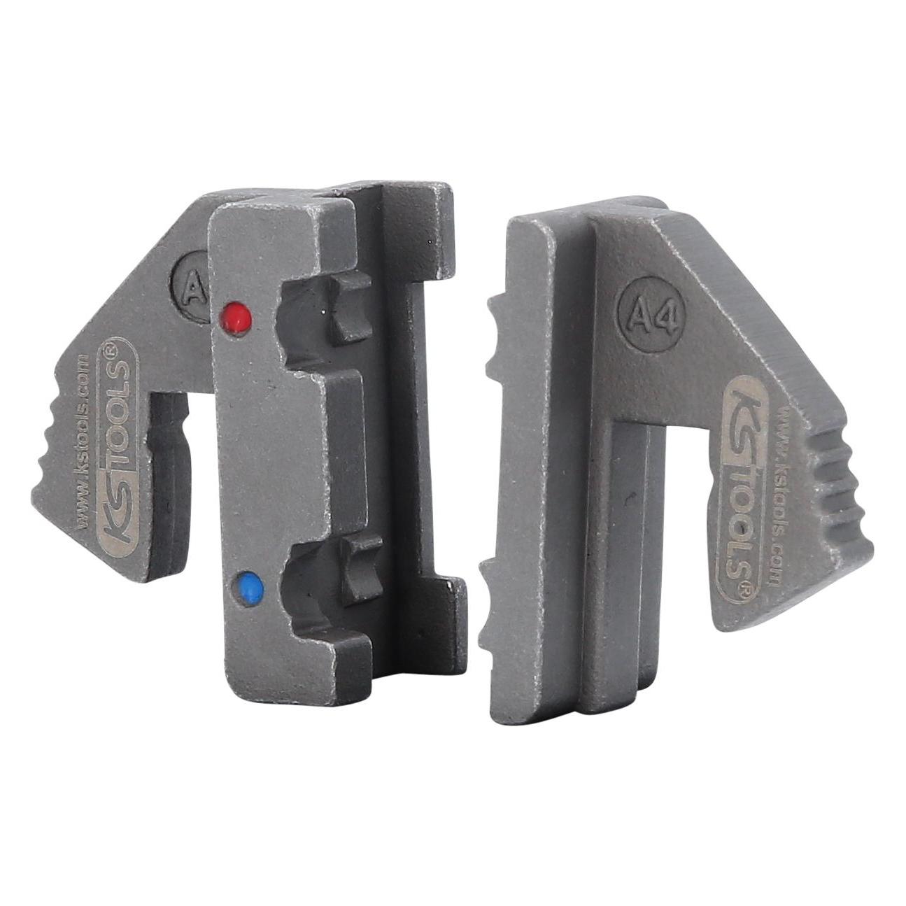 KS Tools Werkzeuge-Maschinen GmbH Crimp-Einsatz für isolierte Winkel-Flachsteckhülsen (115.1428)