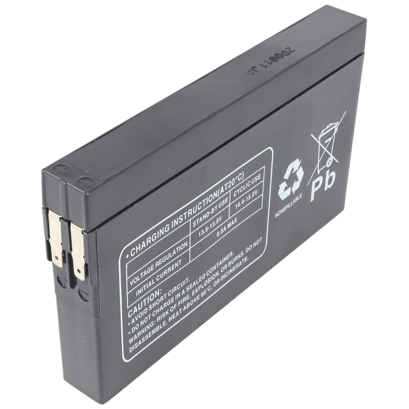 Multipower MP2-12SL loodaccu, 12 Volt, 2Ah, vervanging voor Yuasa NP2-12