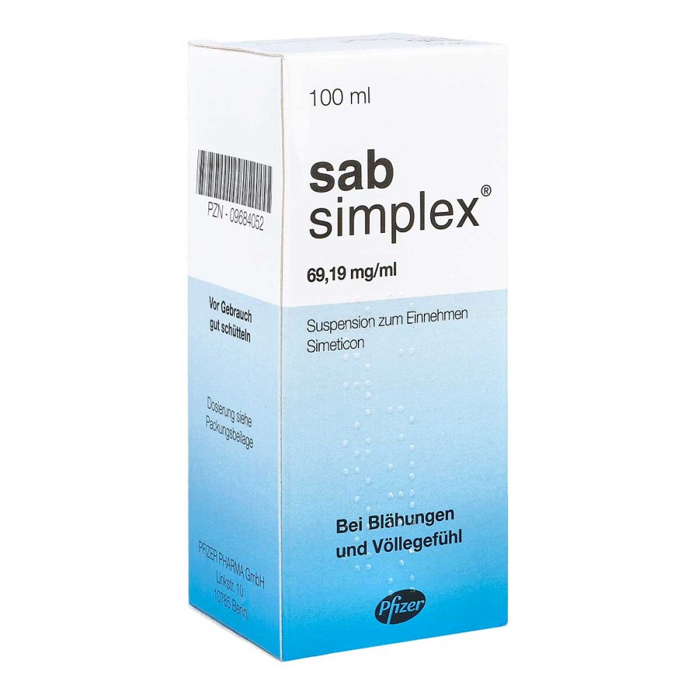 Pfizer Pharma GmbH Sab simplex Suspension zum Einnehmen 09684052
