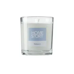 HOME STORY Duftkerze im Glas "Balance"   ¦ blau ¦ Wachs,Glas ¦ Maße (cm): H: 8  Ø: 7.0