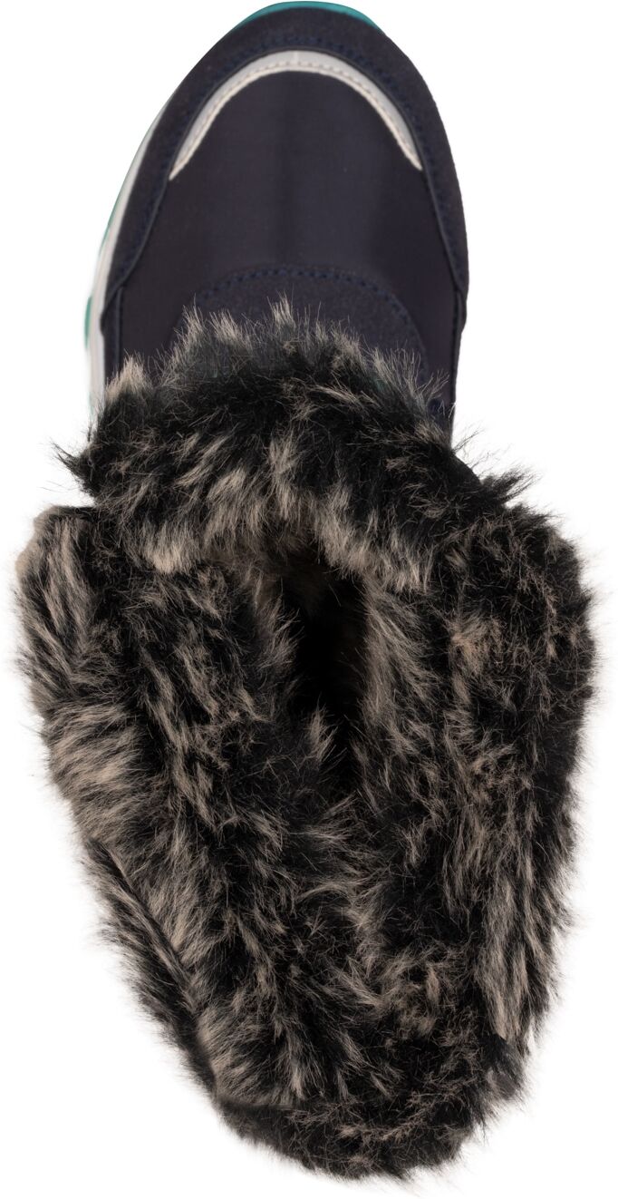 Winterstiefel TROLLKIDS "GIRLS HEMSEDAL WINTER BOOTS XT", Mädchen, Gr. 29, gefüttert, blau (navy, mint), Synthetik, mehrfarbig, Schuhe Winterstiefel, Snowboots, Winterstiefel, Winterschuhe, wasserdicht navy, mint 29, gefüttert
