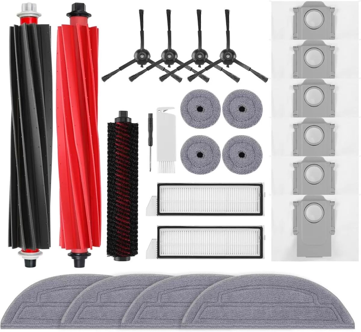 INF Ersatzteile-Set kompatibel mit Roborock S8 MaxV Ultra Staubsauger