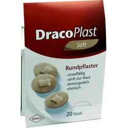 Dracoplast Soft Hautf. Rund 2.2cm 20 ST