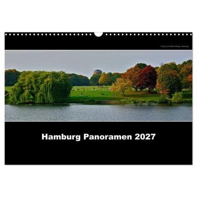 Hamburg Panoramen 2027 (Wandkalender 2027 DIN A3 quer), CALVENDO Monatskalender