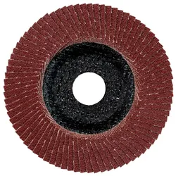 Metabo Lamellenschleifteller 115 mm Normalkorund, Stahl, NE-Metalle, gewölbte Ausführung - 624391000