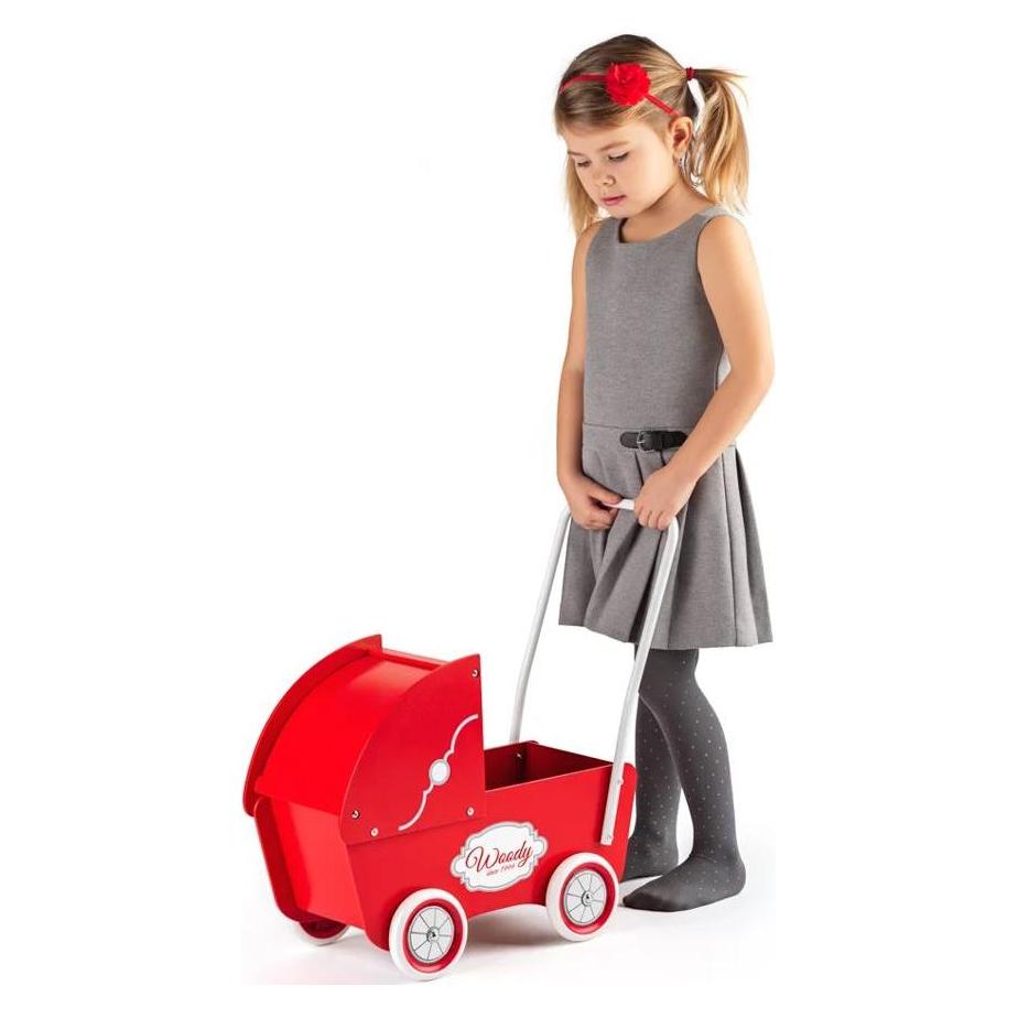 Woody AV-PUPPPENWAGEN AUS HOLZ 91510 (91510)