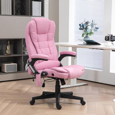 Ostweer 6 Point Vibrating Massage Office Chair with Heat, High Back Executive Office Chair with Reclining Backrest
