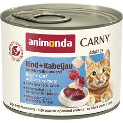 Animonda Carny Adult Rind + Kabeljau m. Petersilienwurzeln 6x200 g