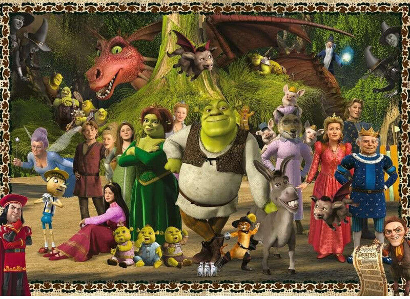 Puzzle 1000 pcs Shrek Evergreen - Ravensburger