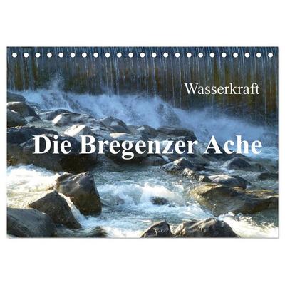 Wasserkraft - Die Bregenzer Ache (Tischkalender 2026 DIN A5 quer), CALVENDO Monatskalender