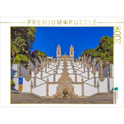 CALVENDO Puzzle Stufe für Stufe zum Himmel - Die heilige Treppe von Braga fordert den Körper und befreit den Geist | 2000 Teile Lege-Größe 90 × 67 cm
