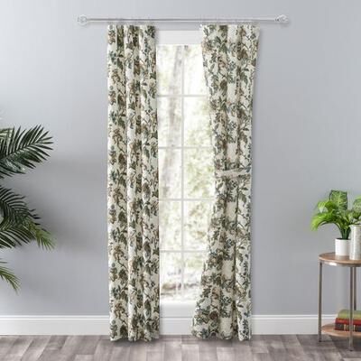 A. L. Ellis Inc Dorset Curtain Pair, 56 x 84, Steel Blue