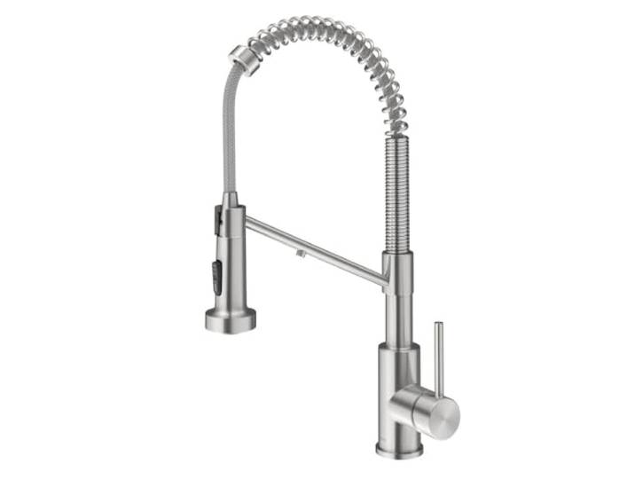 KRAUS Bolden KFF-1610SFS 2-in-1-Wasserfilter für Umkehrosmose- oder Wasserfiltersystem, punktenfreier Edelstahl, Einhebel-Wasserfilter