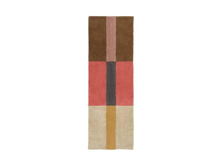 Chroma Stripes - Tapis en laine Chroma Spiced Coral 80 x 230 cm