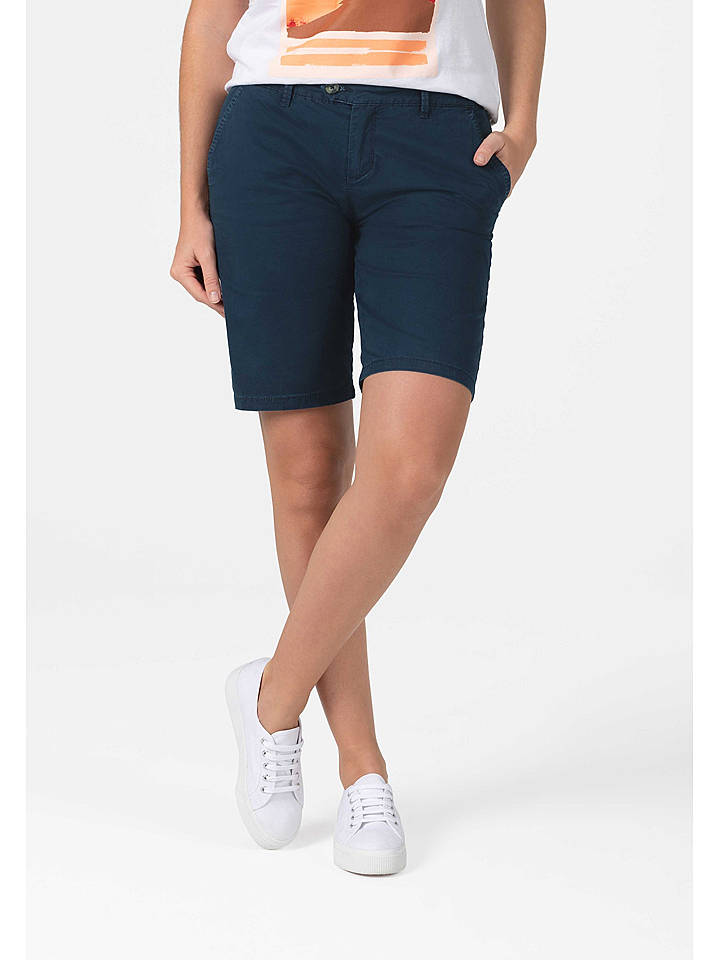 Timezone Shorts "Dalia" in Dunkelblau - W27