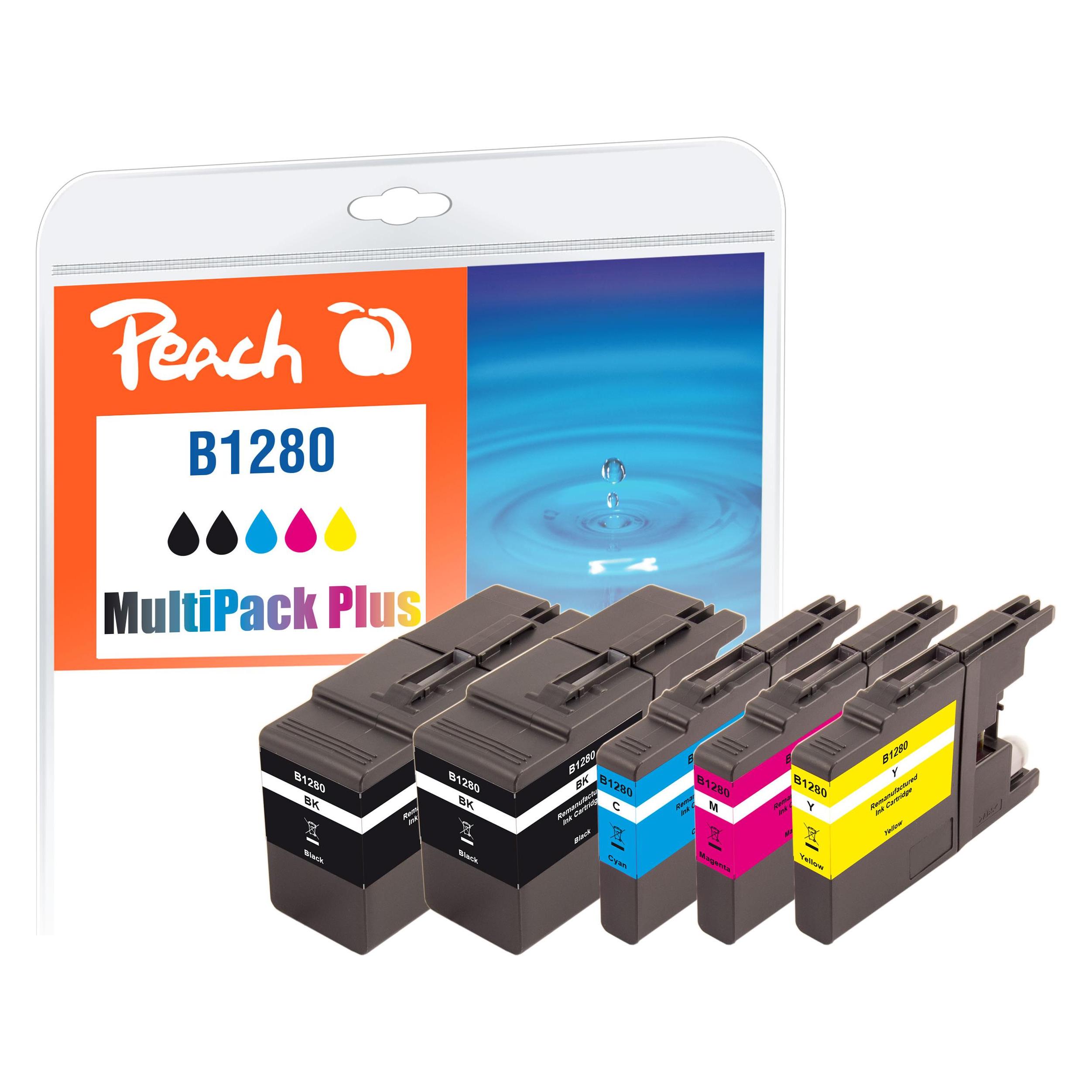 Peach Tinte Brother LC-1280 Combi Pack + (C, M, Y) (0F319260)