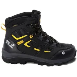 JACK WOLFSKIN Kinder Multifunktionsstiefel VOJO TEXAPORE MID K, Größe 28 in Schwarz Schwarz