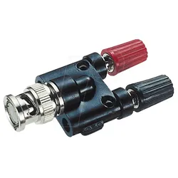 GE 860 - BNC-Adapter, BNC-Stecker / 2x Polklemme